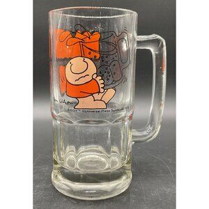 Vintage Ziggy Tom Wilson Beer Mug 1979 Huge Collectible Stein 32oz 8" H